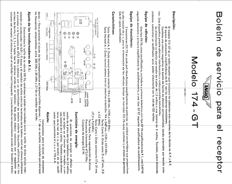 174-GT; Anglo Española de (ID = 631075) Radio