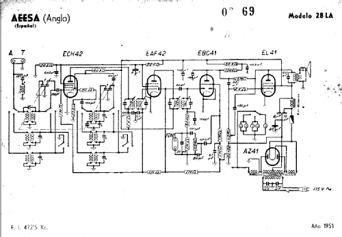 Explorador de las Ondas 28-LA; Anglo Española de (ID = 1178707) Radio