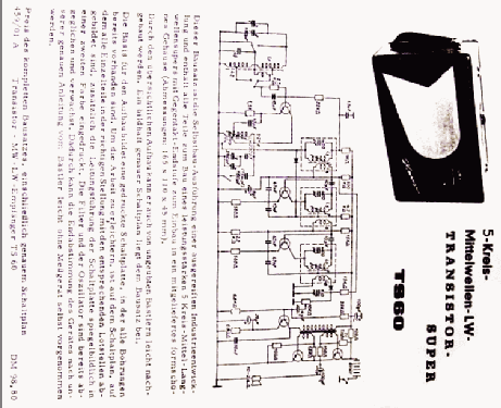 5-Kreis-Super Hansa TS60; ARLT Radio (ID = 931404) Kit