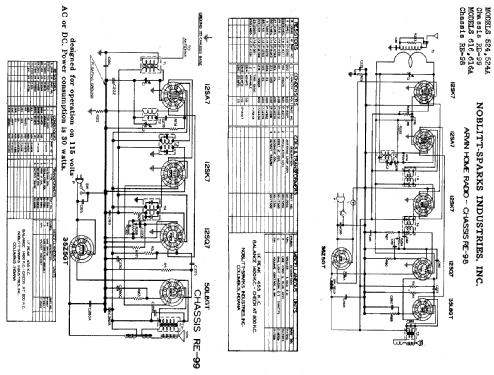 616 Ch= RE-98; Arvin, brand of (ID = 1744704) Radio