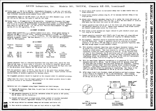 780TFM Ch= RE-333; Arvin, brand of (ID = 170537) Radio