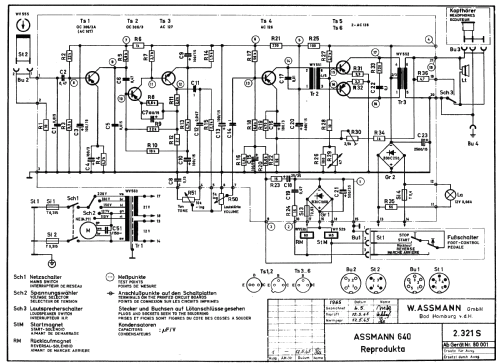 Reprodukta 640 ; Assmann, W., GmbH; (ID = 951434) R-Player