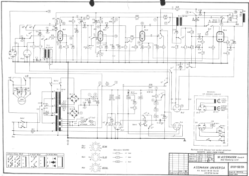 Universa 50; Assmann, W., GmbH; (ID = 1460770) R-Player