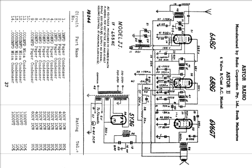 JJ; Astor brand, Radio (ID = 786326) Radio