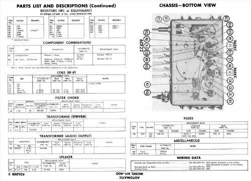 Automatic NY-400 ; Automatic Radio Mfg. (ID = 676755) Car Radio