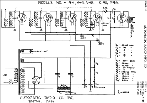 C-45 ; Automatic Radio Mfg. (ID = 451027) Radio