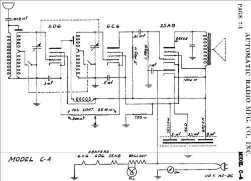 C-4 ; Automatic Radio Mfg. (ID = 451030) Radio