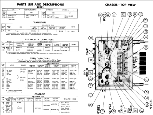 CA-109 ; Automatic Radio Mfg. (ID = 564879) Car Radio