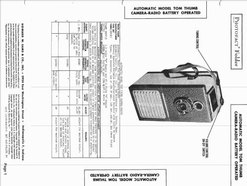 Tom Thumb Camera ; Automatic Radio Mfg. (ID = 1420574) Radio