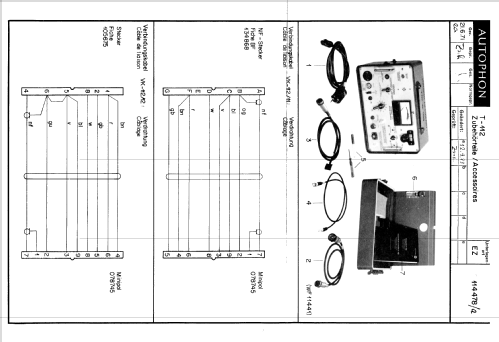 Testgerät für Handfunkgeräte T-112; Autophon AG inkl. (ID = 1857761) Equipment