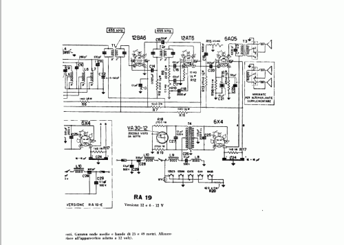 RA19; Autovox SPA; Roma (ID = 345993) Autoradio