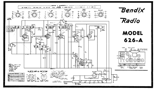 626-C ; Bendix Radio (ID = 84820) Radio