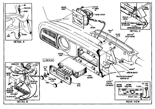 Sapphire XI 1970 OBV - 0BV; Bendix Radio (ID = 1981169) Car Radio