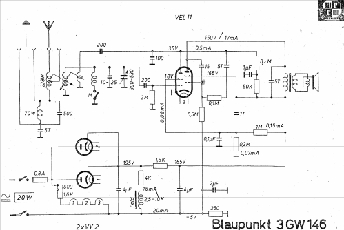 3GW146; Blaupunkt Ideal, (ID = 1047755) Radio