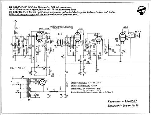 3W56; Blaupunkt Ideal, (ID = 1919233) Radio