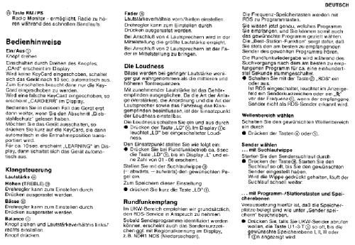 Heidelberg RCM 40; Blaupunkt Ideal, (ID = 1949557) Car Radio