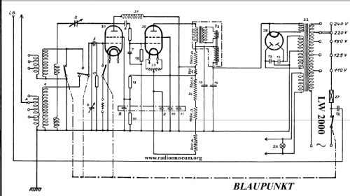 LW2000; Blaupunkt Ideal, (ID = 27410) Radio