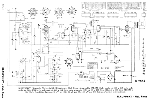 Roma H1153; Blaupunkt Ideal, (ID = 56436) Radio