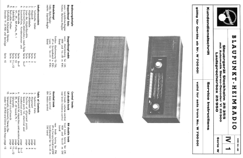 Stockholm 25.355; Blaupunkt Ideal, (ID = 341550) Radio