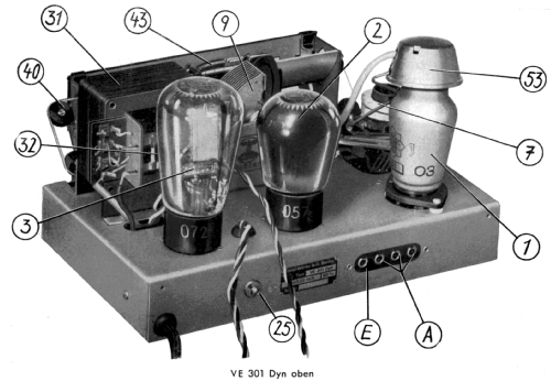 Volksempfänger VE 301 Dyn W ; Blaupunkt Ideal, (ID = 1843872) Radio