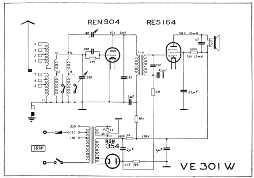 Volksempfänger VE301W; Blaupunkt Ideal, (ID = 1209316) Radio