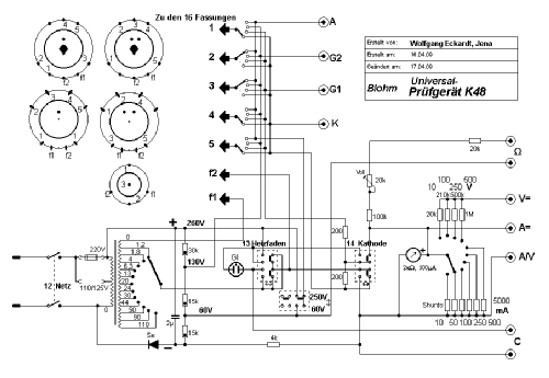 Universal-Prüfgerät K48; Blohm, Ing. Heinz; (ID = 1395251) Equipment