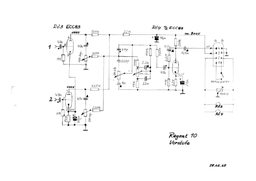 Regent 10; Böhm KG; Klingenthal (ID = 824346) Ampl/Mixer