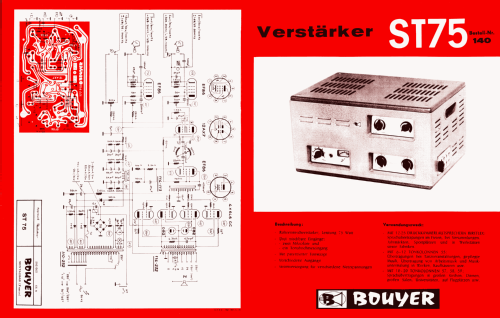 Amplificateur ST75 140; Bouyer, Paul (ID = 2566216) Ampl/Mixer