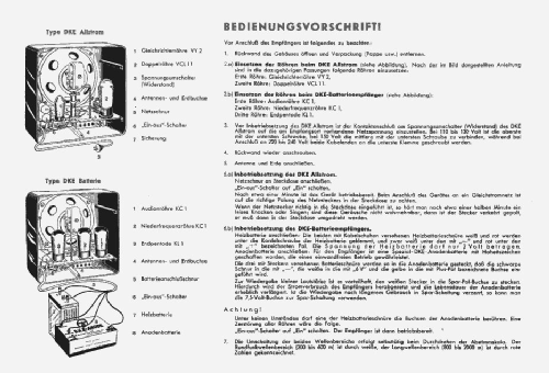 Deutscher Kleinempfänger DKE Sparmodell ohne Entbrummer; Brandt Roland Brandt (ID = 1436840) Radio