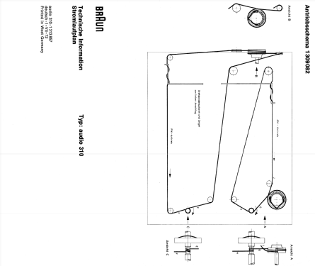 Audio 310; Braun; Frankfurt (ID = 486153) Radio