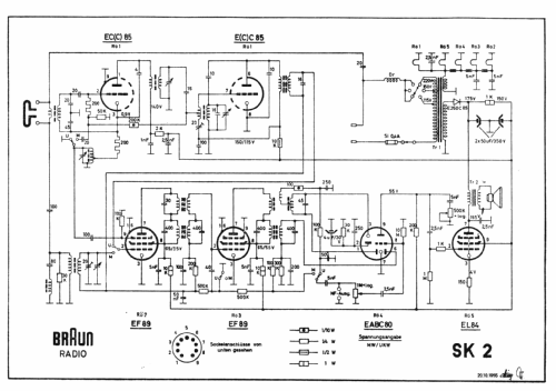 Kleinsuper SK2; Braun; Frankfurt (ID = 41987) Radio