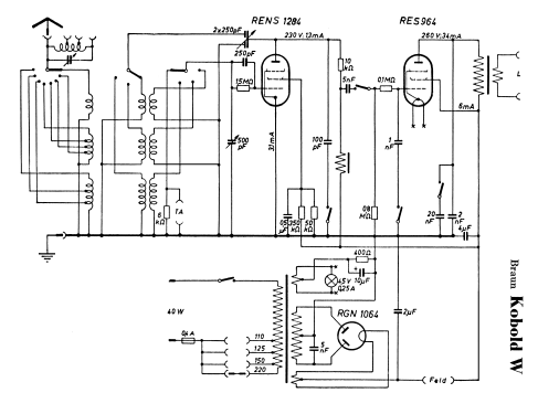 Kobold B, W; Braun; Frankfurt (ID = 273398) Radio