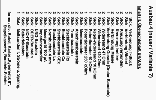 Lectron Ausbausystem 4 Kybernetik II; Lectron GmbH; (ID = 1410084) teaching