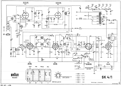 Phonosuper SK4/1; Braun; Frankfurt (ID = 1918973) Radio