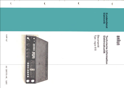 Regie 510 CEV510; Braun; Frankfurt (ID = 1154802) Radio