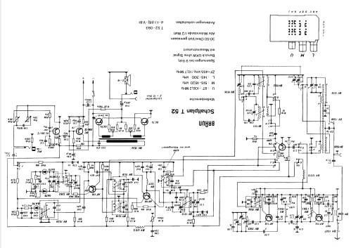UKW-Transistor T 52; Braun; Frankfurt (ID = 1735025) Radio