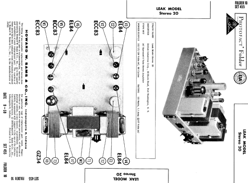 Leak Stereo 20 ; British Industries (ID = 597915) Ampl/Mixer