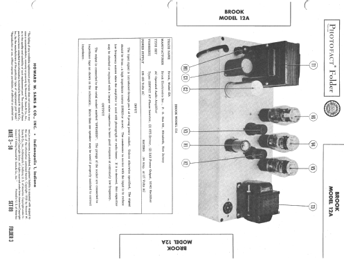 12-A ; Brook Electronics (ID = 1610875) Ampl/Mixer