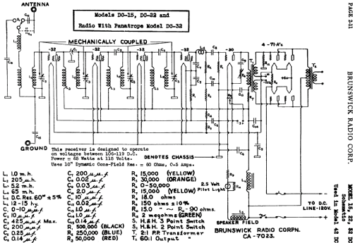 15 DC ; Brunswick-Balke- (ID = 1631213) Radio