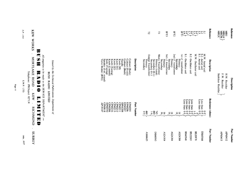 EBM60 ; Bush Radio; London (ID = 1151500) Radio