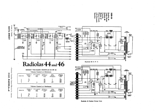 Radiola 46 ; Canadian General (ID = 194193) Radio