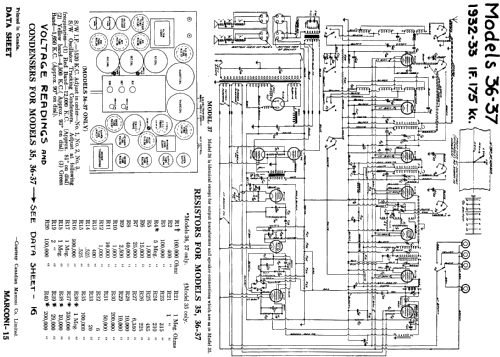 36 ; Canadian Marconi Co. (ID = 1600122) Radio