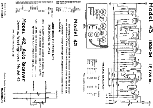 43 ; Canadian Marconi Co. (ID = 1600330) Radio