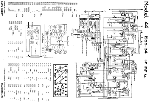 44 ; Canadian Marconi Co. (ID = 1600332) Radio