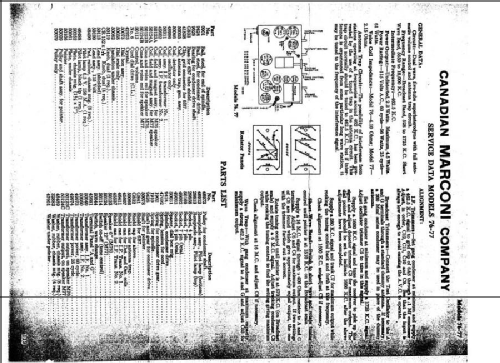 77 ; Canadian Marconi Co. (ID = 2054693) Radio