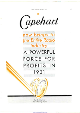 10 with '10-12C' changer ; Capehart Corp.; Fort (ID = 2787600) R-Player