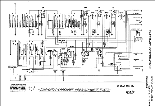 402B Adam Ch= W-836 or W-839, W-837, 16-E-2; Capehart Corp.; Fort (ID = 361763) Radio