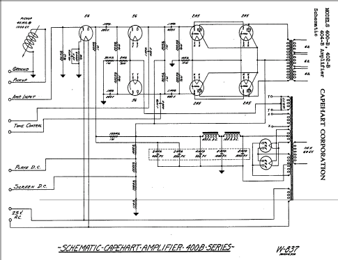 402B Adam Ch= W-836 or W-839, W-837, 16-E-2; Capehart Corp.; Fort (ID = 361764) Radio