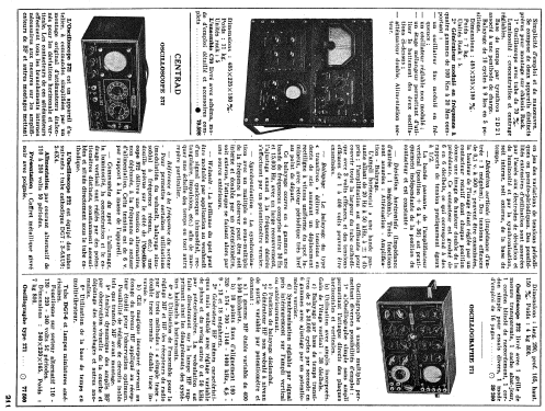 Oscilloscope 372; Centrad; Annecy (ID = 1430414) Equipment