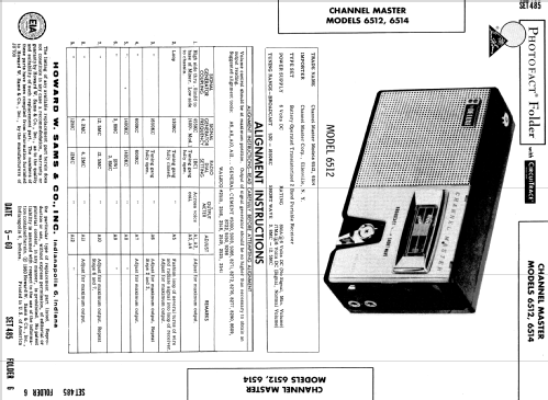 8 TR Deluxe 6514; Channel Master Corp. (ID = 564922) Radio